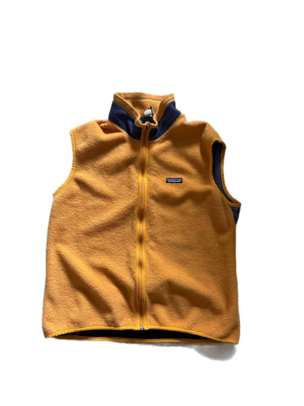 Patagonia PEF Men's Fleece Performance Jacket yellow & grey Size Large